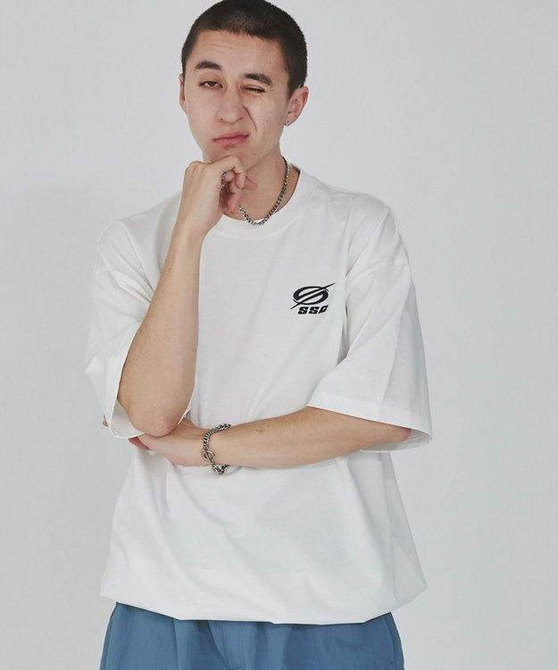 WEGO ワンポイントロゴドロストT（S） ホワイト