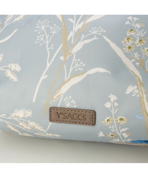 Y'SACCS バードプリントバルーントート Sサイズ グレー