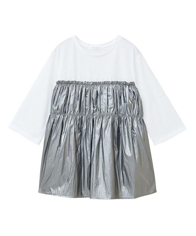 Green Parks シャーリングドッキングプルオーバー Gray