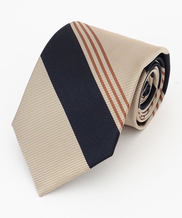 J.PRESS MEN レップレジメンタル ネクタイ ベージュ系2