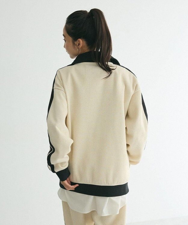 CRAFT STANDARD BOUTIQUE 【ユニセックス】ハーフジップスウェット Ivory