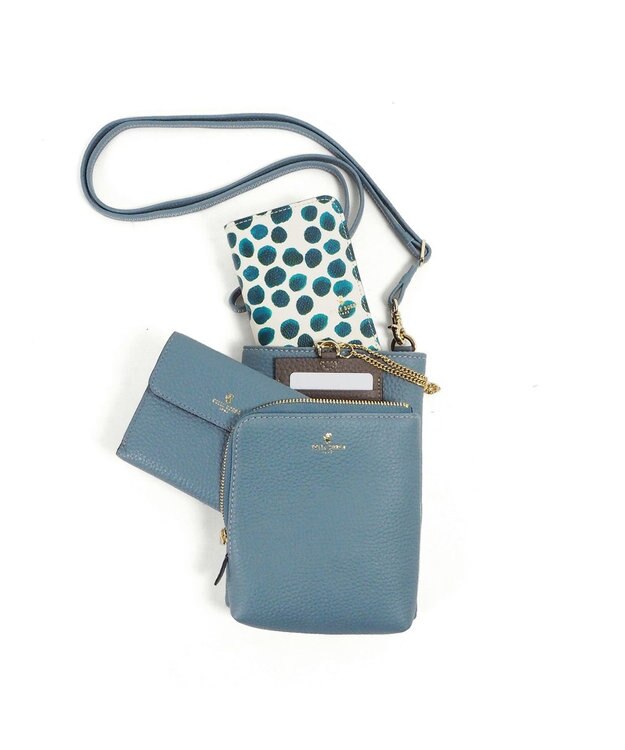 PELLE BORSA マイクロショルダー Reinette Goods レネットグッズ 4746 ブルーグレー