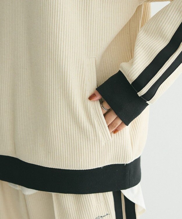 CRAFT STANDARD BOUTIQUE 【ユニセックス】ハーフジップスウェット Ivory