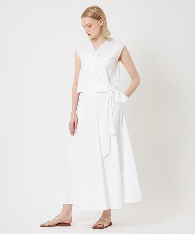 BEIGE， HYDRANGEA / ロングスカート White