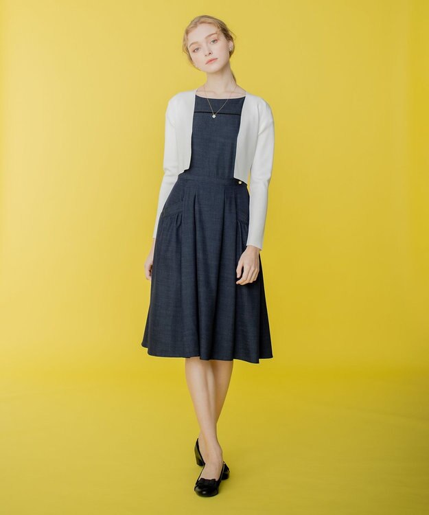 TOCCA 【洗える！】SQUARE BOLERO ボレロ アイボリー系