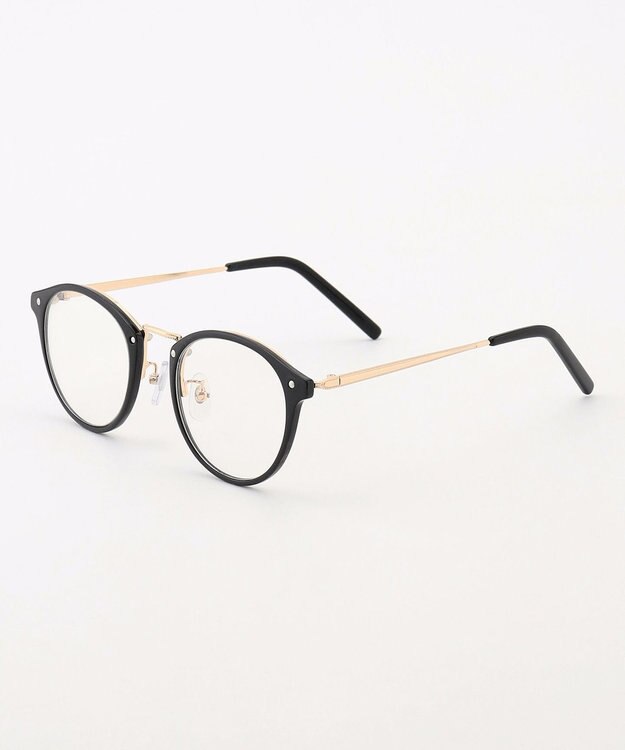 自由区 メタルコンビ リーディンググラスⅡ ブラック(+2.00)