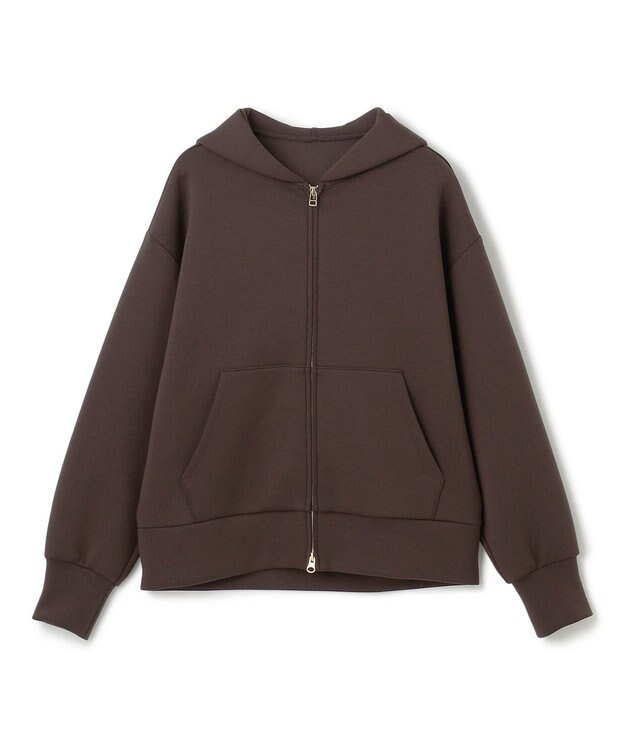 UNFILO 【新色登場/WEB限定】BEAUTY FORM JERSEY ZIPパーカー [NEW]ブラウン