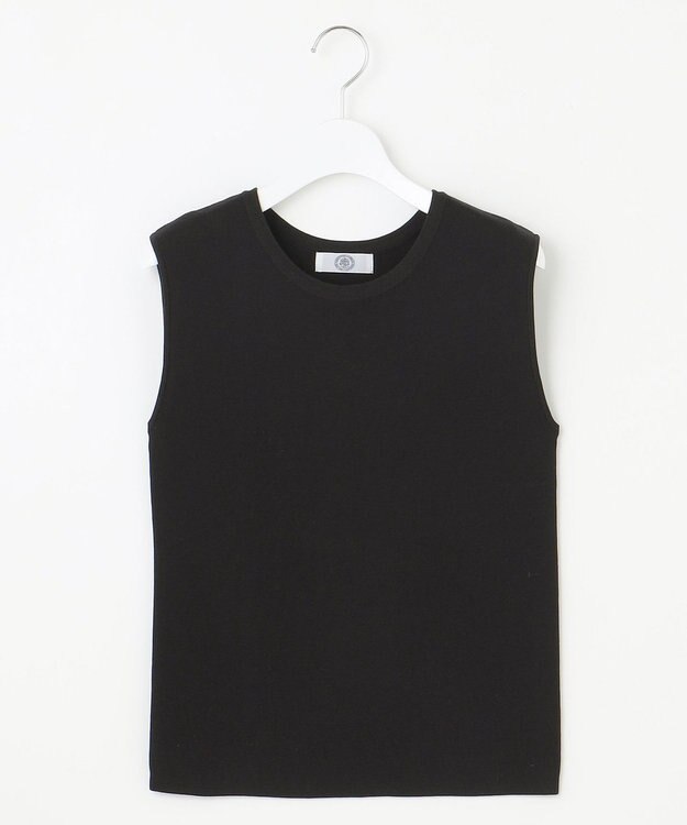 J.PRESS LADIES 【WEB限定カラーあり・洗える】FINE SLEEVELESS ニット タンクトップ ブラック系
