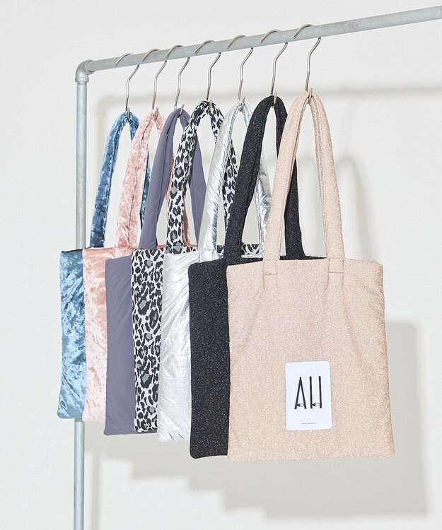 AMERICAN HOLIC 26AWパテッドホリホリトートバッグ Silver