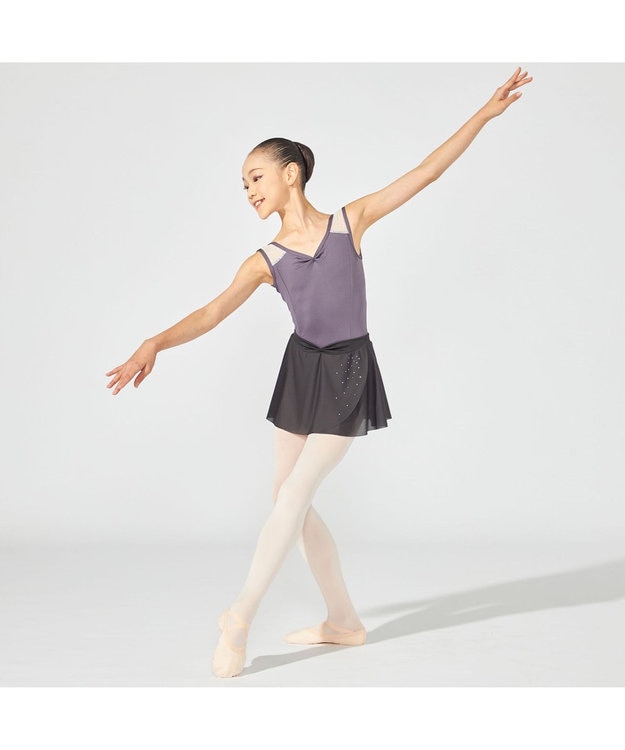 Chacott ノースリーブレオタード チャコ-ルグレー