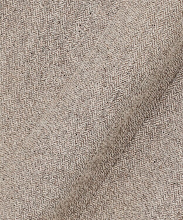 J.PRESS LADIES L ネップヘリンボーン ジャンパースカート モカ系