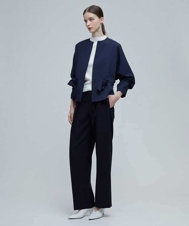 BEIGE， MARIE / ノーカラージャケット Navy