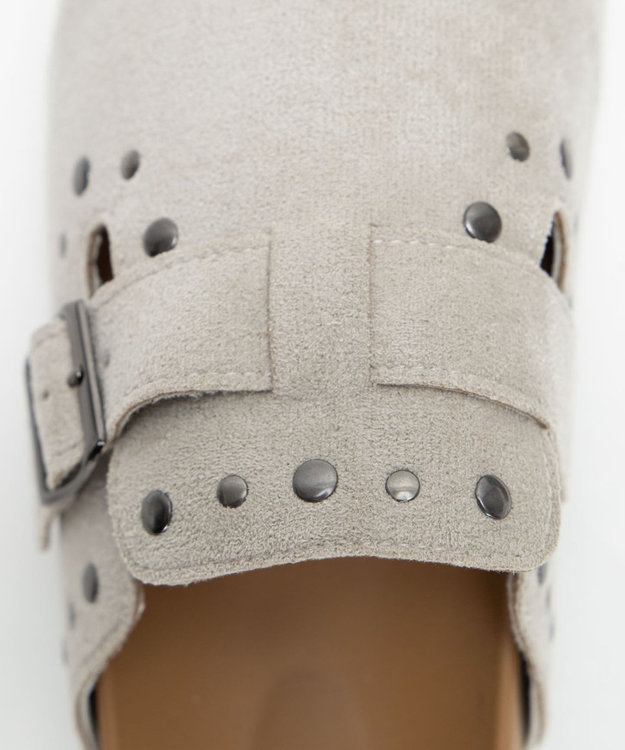 WEGO スタッズデザインサボ ライトベージュ