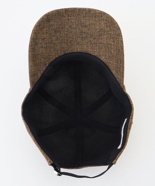 自由区 【カタログ掲載・洗える】ジュートライク キャップ ブラウン