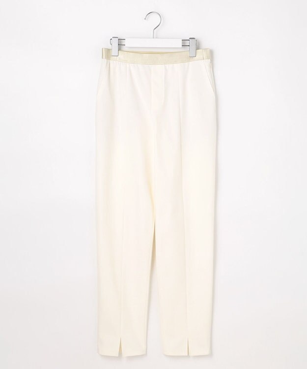 自由区 L 【17号サイズまで展開・SHIHOさん着用】ジョーゼットニット パンツ オフ