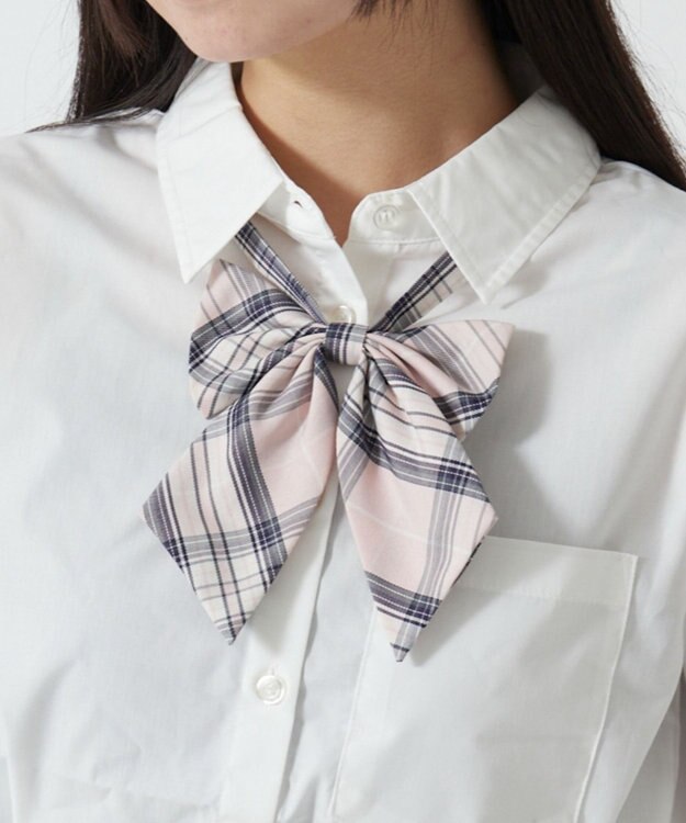 WEGO 【SCHOOL ITEM】チェックスクールリボン レッドチェック2