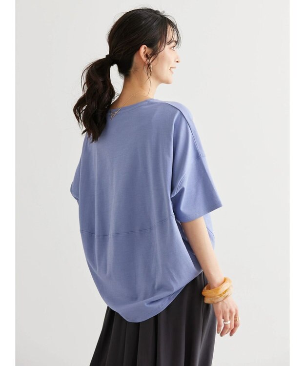 AMERICAN HOLIC ＵＶカット　コクーン半袖カットプルオーバー Charcoal Gray