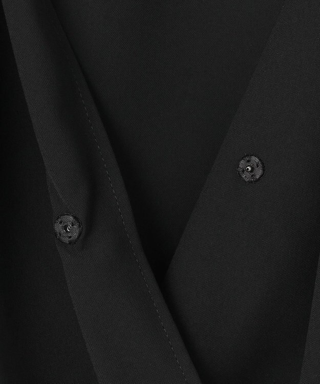 BEIGE， OLIVE / カシュクールフレンチスリーブブラウス Black