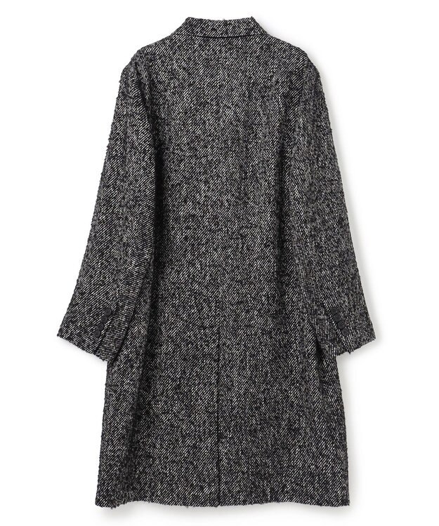 JOSEPH HOMME 【HIGH GRADE LINE】ファンシーループツイード　ダブルブレストコート ブラック系5