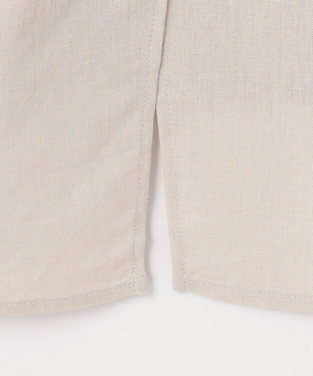 ANY 【洗濯機可能】ライトリネンクロス　チュニック サンドベージュ