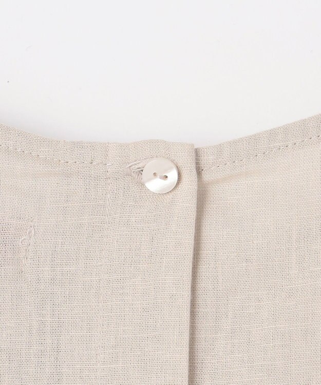 ANY 【洗濯機可能】ライトリネンクロス　チュニック サンドベージュ