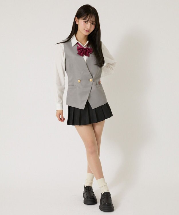 WEGO 【SCHOOLITEM】スクールベスト グレー