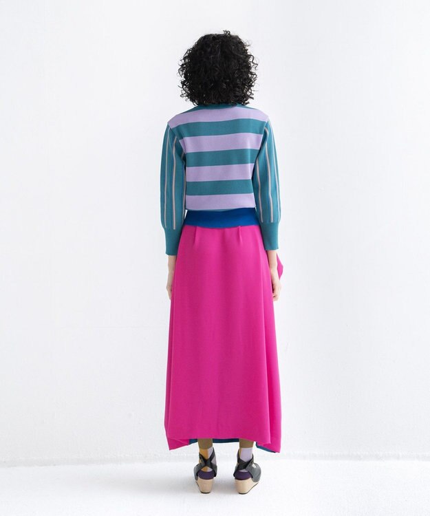 COQ GEO BORDER プルオーバーニット グリーン