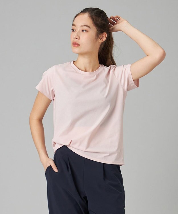 Chacott Chacott BALANCE EasyCare+Ｔシャツ ピンク