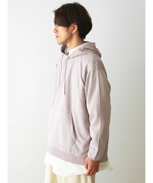 CRAFT STANDARD BOUTIQUE フェイクスエードプルパーカー Lavender