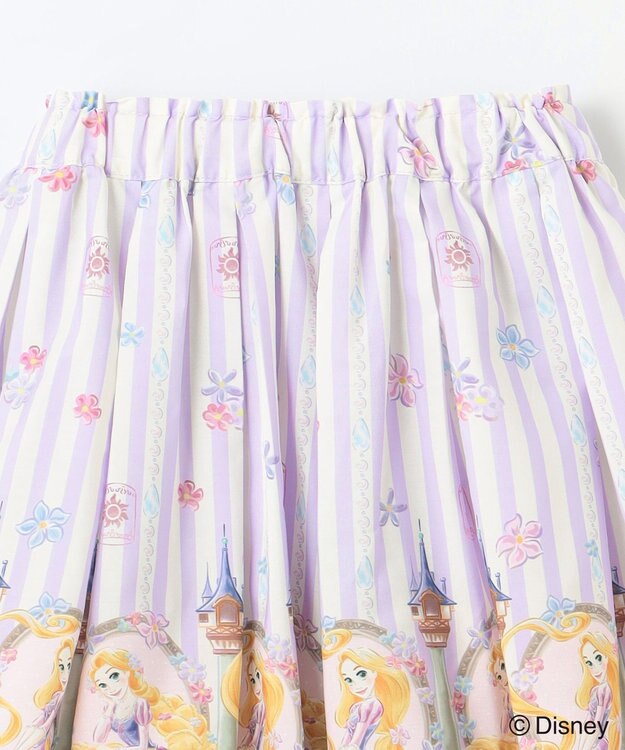 ANY KIDS 【ディズニープリンセス/フローズン】総柄 スカート ラベンダー<ラプンツェル>