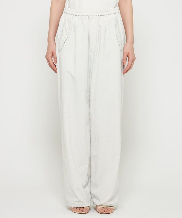 uncrave ライトプルーフナイロン パラシュートパンツ グレージュ