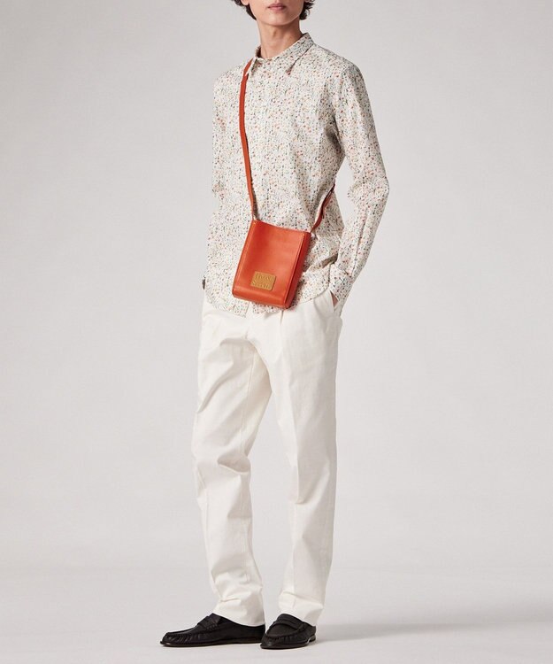 Paul Smith カラーブロックSS26 ミニショルダーバッグ オレンジ