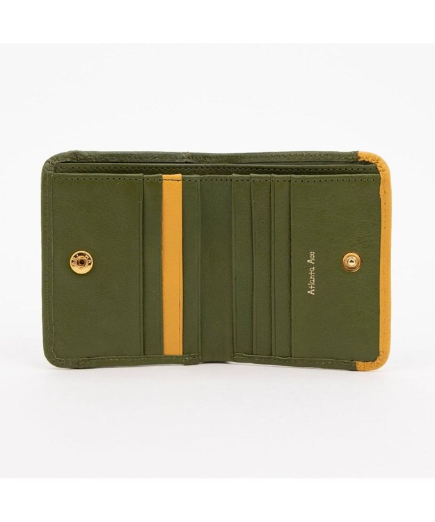 UNBILLION アトランタ ATLANTA / 牛革二つ折り財布 グリーン