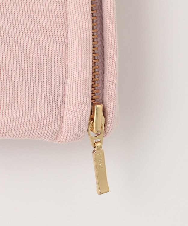 組曲 L ダンボールジャージー モックネックスウェット ピンクベージュ系