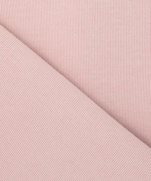 組曲 L ダンボールジャージー モックネックスウェット ピンクベージュ系