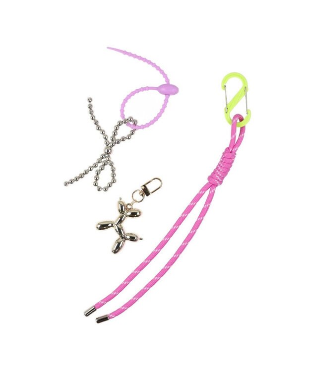 UNBILLION カシュカシュ cachecache / ミニポーチ付じゃらじゃらチャーム ゴールド