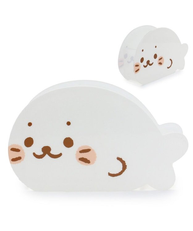 Mother garden しろたん アクリルペンスタンド 《寝そべり》 -