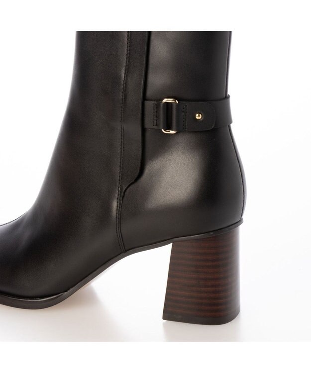 MODE ET JACOMO <MODE ET JACOMO>サイドバックルショートブーツ ブラック