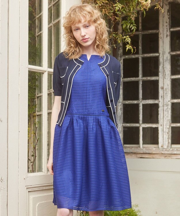 TOCCA 【消臭・洗える】BEACH VOLLEYBALL ドレス ブルー系