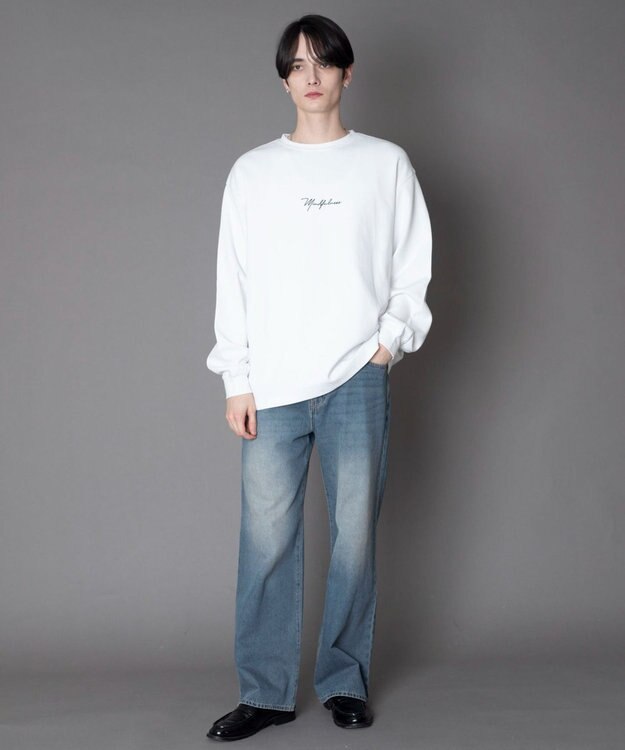 WEGO ワンポイントT（LS） ホワイト