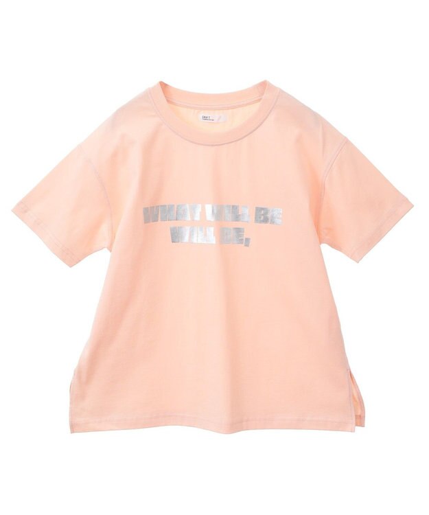 CRAFT STANDARD BOUTIQUE メタリックロゴプリントＴＥＥ Pink