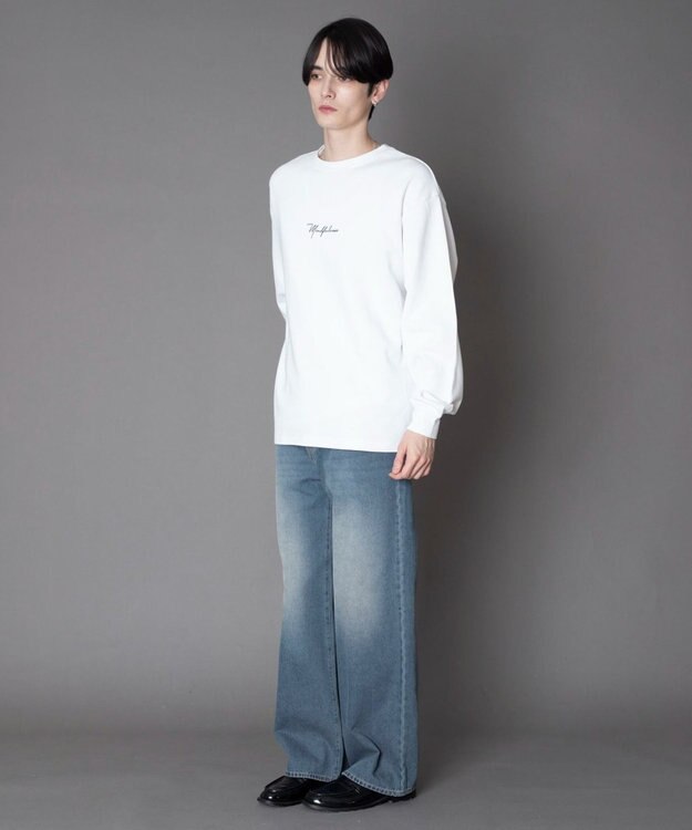 WEGO ワンポイントT（LS） ホワイト