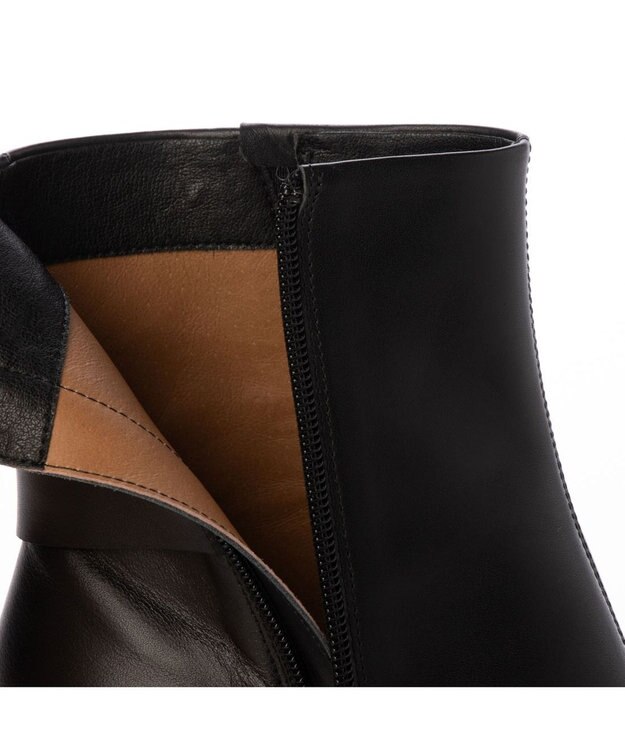 MODE ET JACOMO <MODE ET JACOMO>サイドバックルショートブーツ ブラック