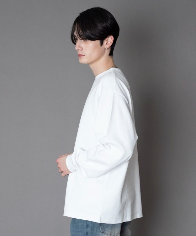 WEGO ワンポイントT（LS） ホワイト