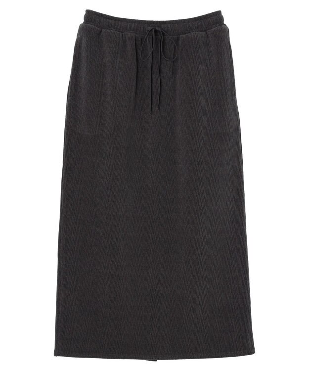 Green Parks カットコールタイトスカート Charcoal Gray