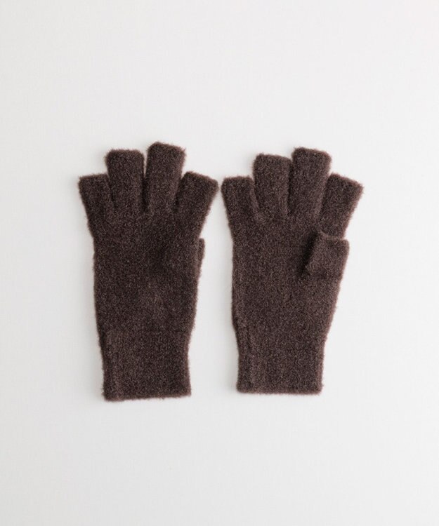 ORuKuBET ソフトニットグローブ(WOMEN) ダークブラウン