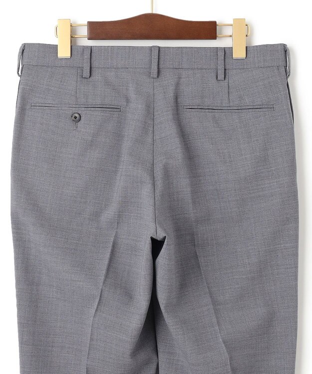 J.PRESS MEN 【PEPPIN MERINO COMFORT】プレーン スラックス / ノータック ライトグレー系