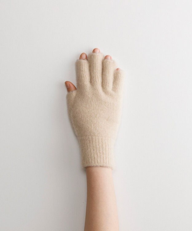 ORuKuBET ソフトニットグローブ(WOMEN) アイボリー