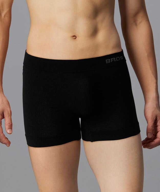 WACOAL MEN ボクサーパンツ【PANTS HOLIC X】ワンサイズ(S-LL) フロント快適Xマチ 立体成型 GT3482 /ブロス ブラック