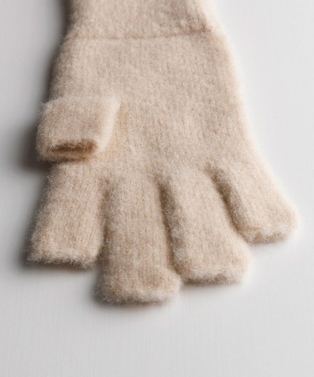 ORuKuBET ソフトニットグローブ(WOMEN) アイボリー